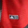 Version 26-27 Manchester United Red Polo Collar Long Sleeve Jersey