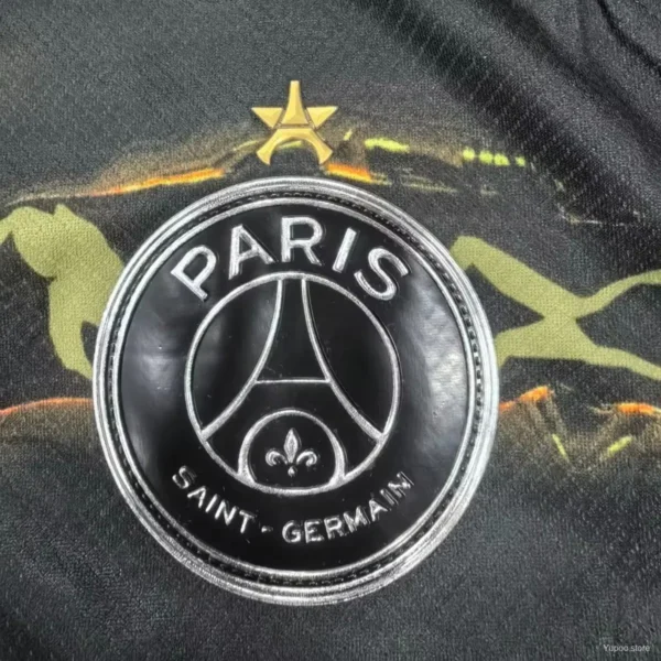 Star-25-26 PSG Jordan Brand Third Black Jersey
