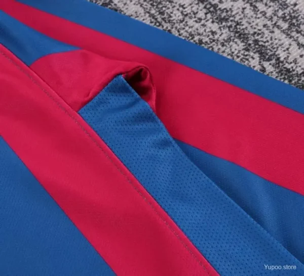 3 05-06 Barcelona Home League Version Long Sleeve Jersey