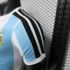 Version 2027 Argentina Home White & Light Blue Stripes with FIFA World Cup Champion Badge Jersey