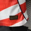 Version 2026 USA White & Red with Wave Stripe Long Sleeve Home Jersey