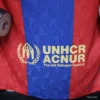 Version 26-27 FC Barcelona Home Red Blue Stripe Jersey