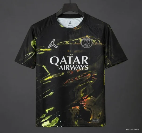 Star-25-26 PSG Jordan Brand Third Black Jersey