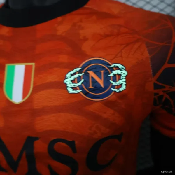 Version 25-26 Napoli Halloween Orange Jersey-Glow In Dark
