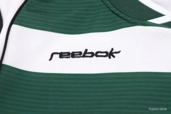 01-03 Sporting CP White Green Home Long Sleeve Jersey