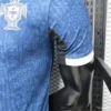 Version 2027 Portugal Away Blue with Jacquard Pattern Jersey