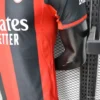 Version 26-27 AC Milan Red & Black Vertical Stripe Home Jersey