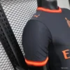 Version 26-27 AC Milan Away Navy Blue with Copper Orange Accents Jersey