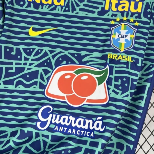 Retro Brazil Pre-Match Jersey