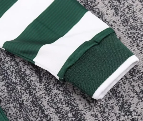 01-03 Sporting CP White Green Home Long Sleeve Jersey