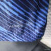 Version 2026 France Home Blue with Diagonal Brushstroke Stripe Polo Collar Jersey