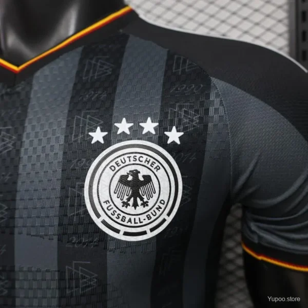Version 2026 Germany Dark Grey with Championship Years Stripe Graphic Jersey