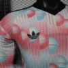 Version 26-27 Belgium Frozen Blue & Pink Away Long Sleeve Jersey