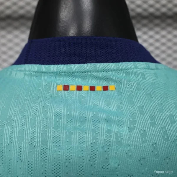 Version 26-27 FC Barcelona Teal & Aqua BlueThird Jersey