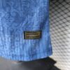 Version 2027 Portugal Away Blue with Jacquard Pattern Jersey