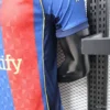 Version 26-27 FC Barcelona Home Red Blue Stripe Jersey