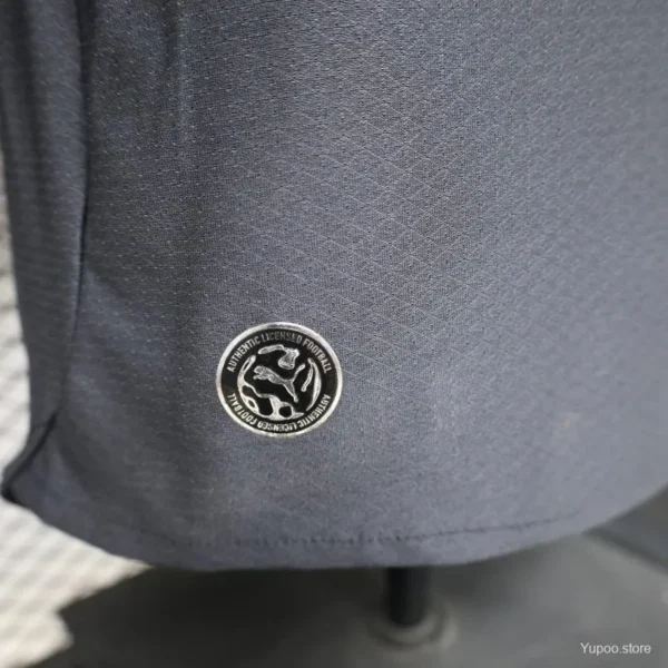 Version 26-27 AC Milan Away Navy Blue with Copper Orange Accents Jersey