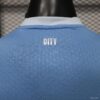 Version 26-27 Manchester City Sky Blue with White Long Sleeve Jersey