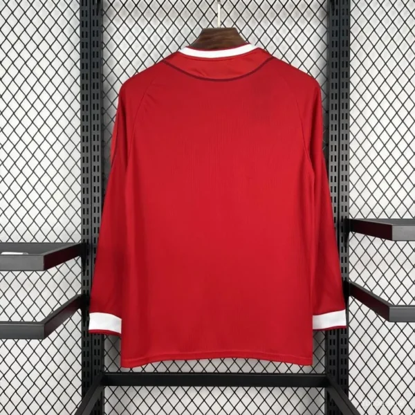 6 Retro Liverpool Home Long Sleeve Jersey