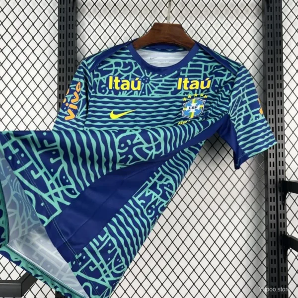 Retro Brazil Pre-Match Jersey