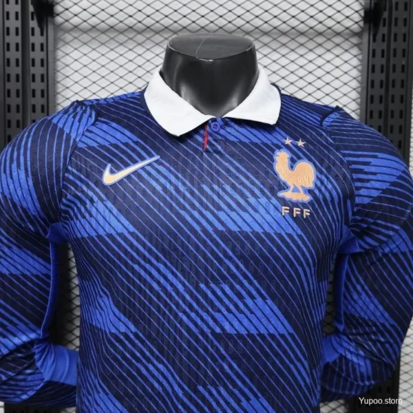 Version 2026 France Home Long Sleeve Jersey