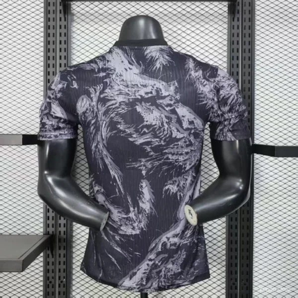 7 Version 2026 England Dark Navy with Lion Brushstroke Pattern Jersey