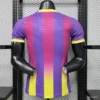 Version 26-27 FC Barcelona Third Purple Pink Yellow Stripe Jersey