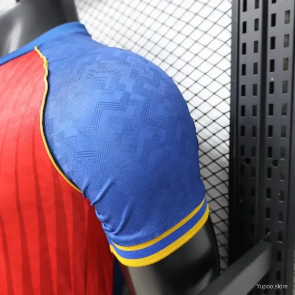 Version 26-27 FC Barcelona Royal Blue & Garnet Red Vertical Stripes Special Edition Jersey