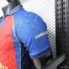 Version 26-27 FC Barcelona Home Red Blue Stripe Jersey