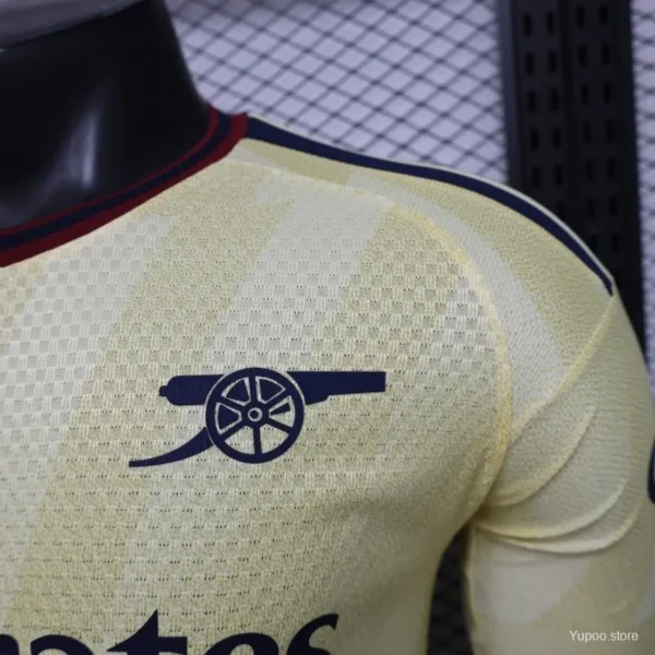 7 Version 26-27 Arsenal Yellow Long Sleeve Jersey