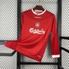 7 Retro Liverpool Home Long Sleeve Jersey