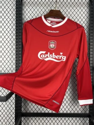 Retro Liverpool Home Long Sleeve Jersey