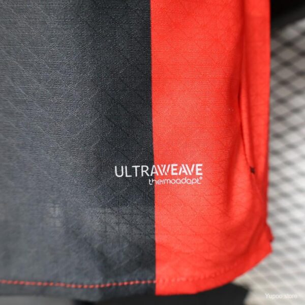 Version 26-27 AC Milan Red & Black Vertical Stripe Home Jersey