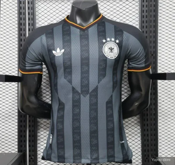 Version 2026 Germany Dark Grey with Championship Years Stripe Graphic Jersey