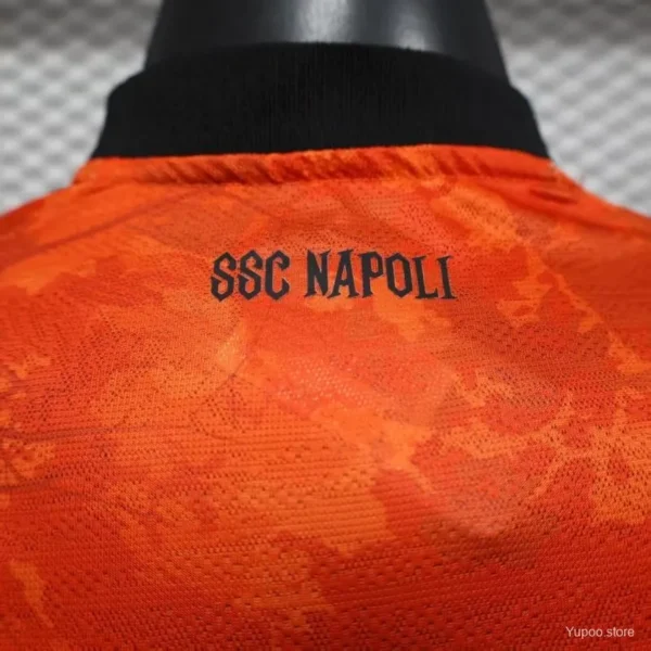 Version 25-26 Napoli Halloween Orange Jersey-Glow In Dark