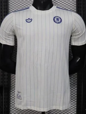 Version 25-26 Chelsea Adidas Original Terrace Icons WHITE Jersey