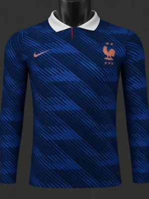 Version 2026 France Home Long Sleeve Jersey
