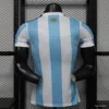 Version 2027 Argentina Home White & Light Blue Stripes with FIFA World Cup Champion Badge Jersey