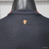 Version 26-27 AC Milan Away Navy Blue with Copper Orange Accents Jersey