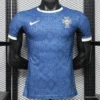 Version 2027 Portugal Away Blue with Jacquard Pattern Jersey