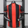 Version 26-27 AC Milan Red & Black Vertical Stripe Home Jersey