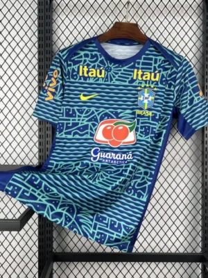 Retro Brazil Pre-Match Jersey