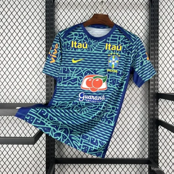 Retro Brazil Pre-Match Jersey