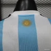 Version 2027 Argentina Home White & Light Blue Stripes with FIFA World Cup Champion Badge Jersey