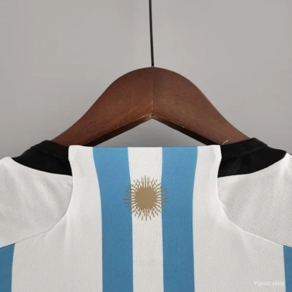 1 Retro 2022 Argentina Home Jersey 3 Stars