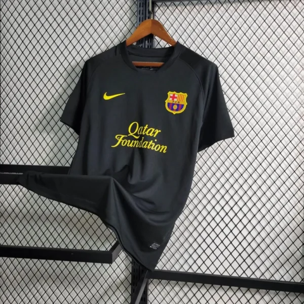 1 Retro 11-12 Barcelona Black Away Jersey