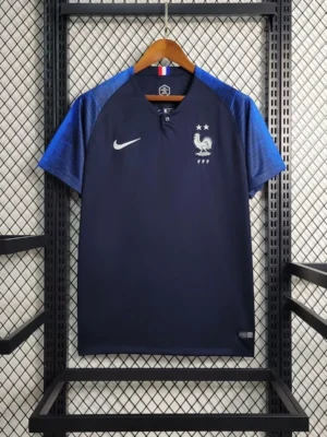 10 Retro 2018 France Home Jersey