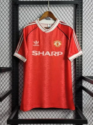 10 Retro 90-92 Manchester United Home Jersey