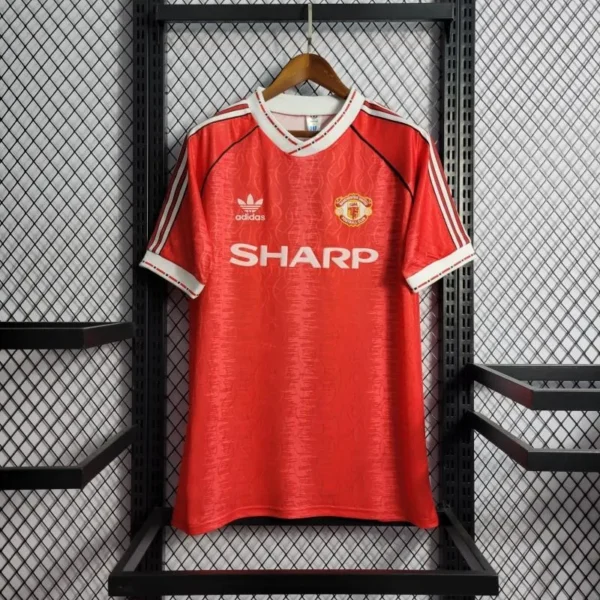 10 Retro 90-92 Manchester United Home Jersey