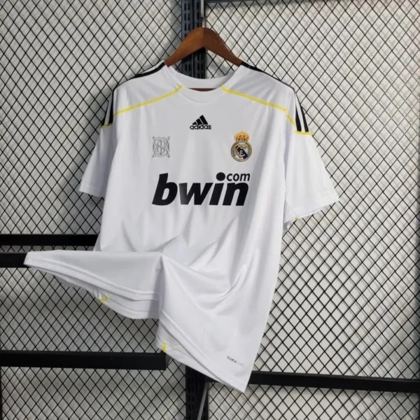 3 Retro 09-10 Real Madrid Home Jersey